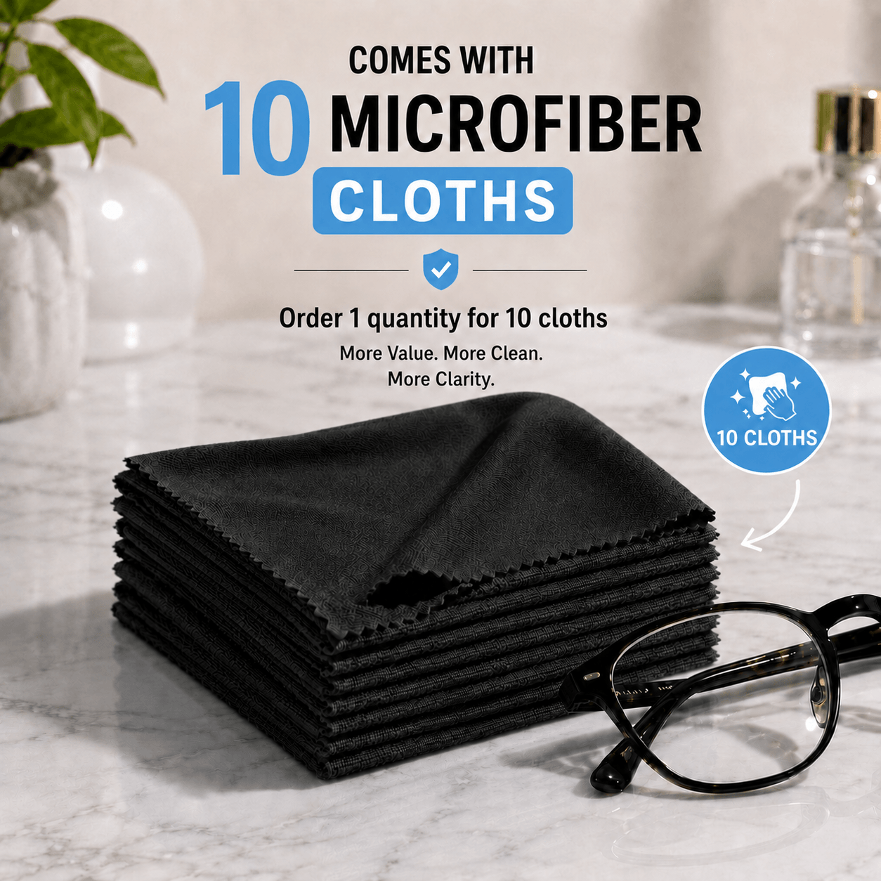 Lustrr Gleam™ Microfiber Cloth